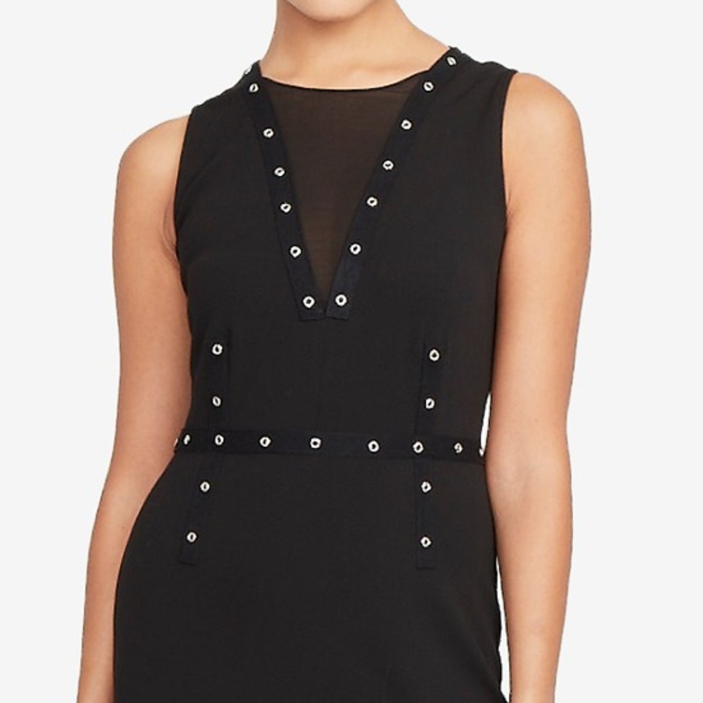 5/$15 Rachel Roy Zane Mesh & Grommet Dress - Picture 3 of 4